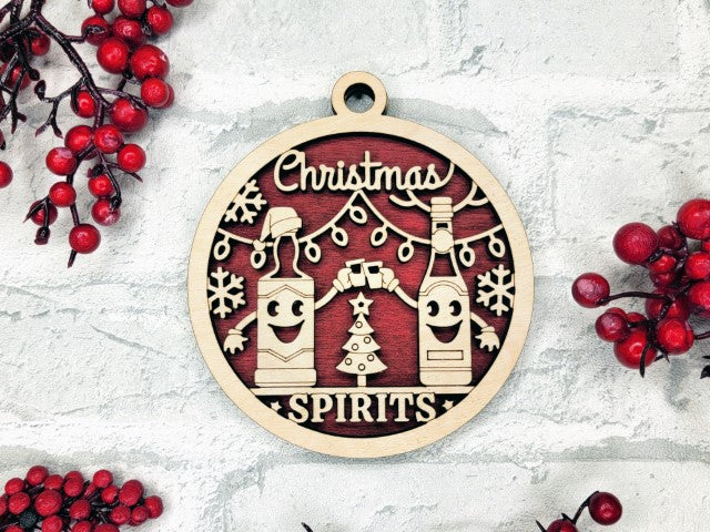 Funny Punny Ornaments - Christmas Spirits