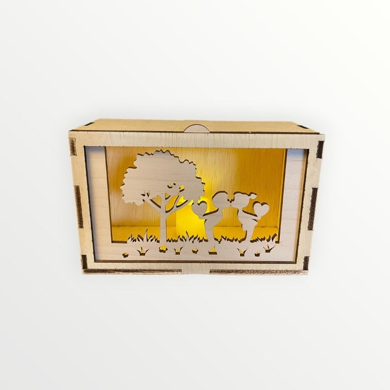 Kissing Couple Horizontal Face