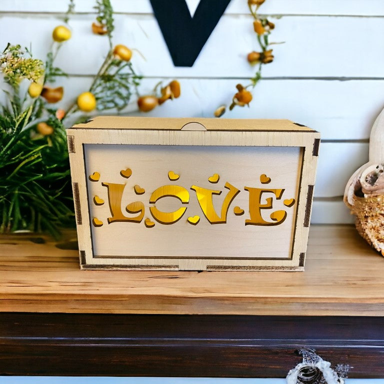 Love and Hearts Horizontal Face