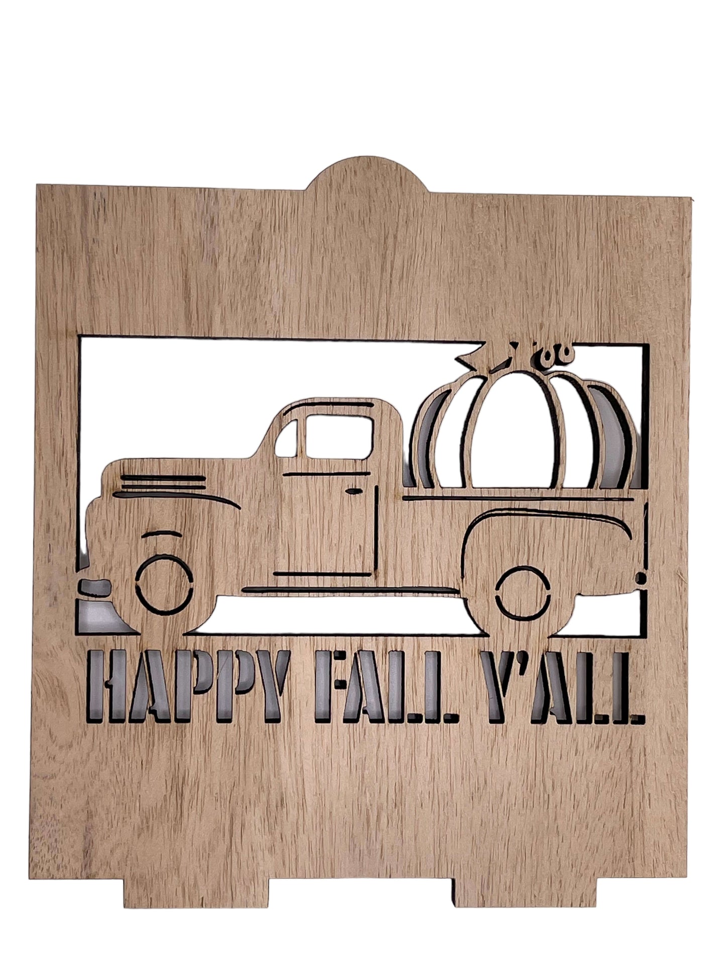 Fall Yall Truck Square Face