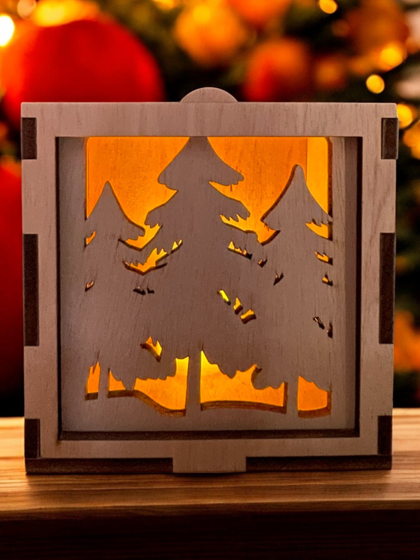 Fall Trees Square Face