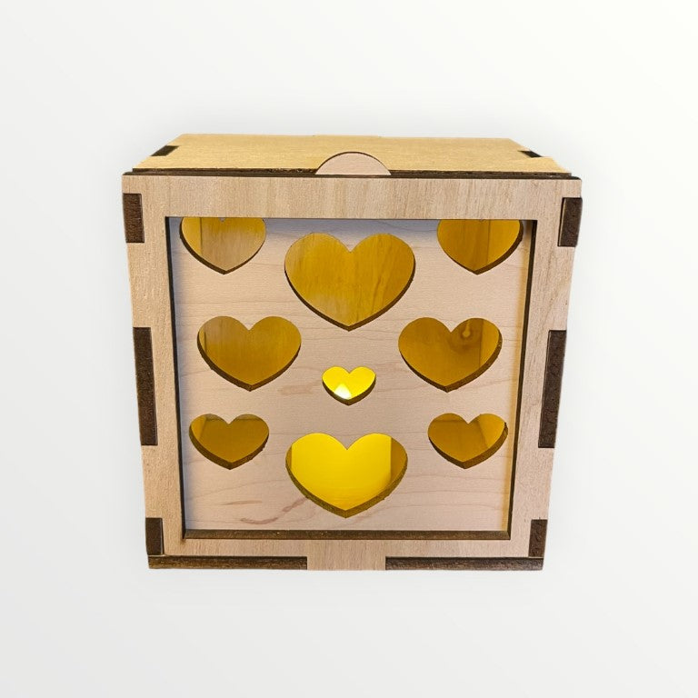 Falling Hearts Square Face