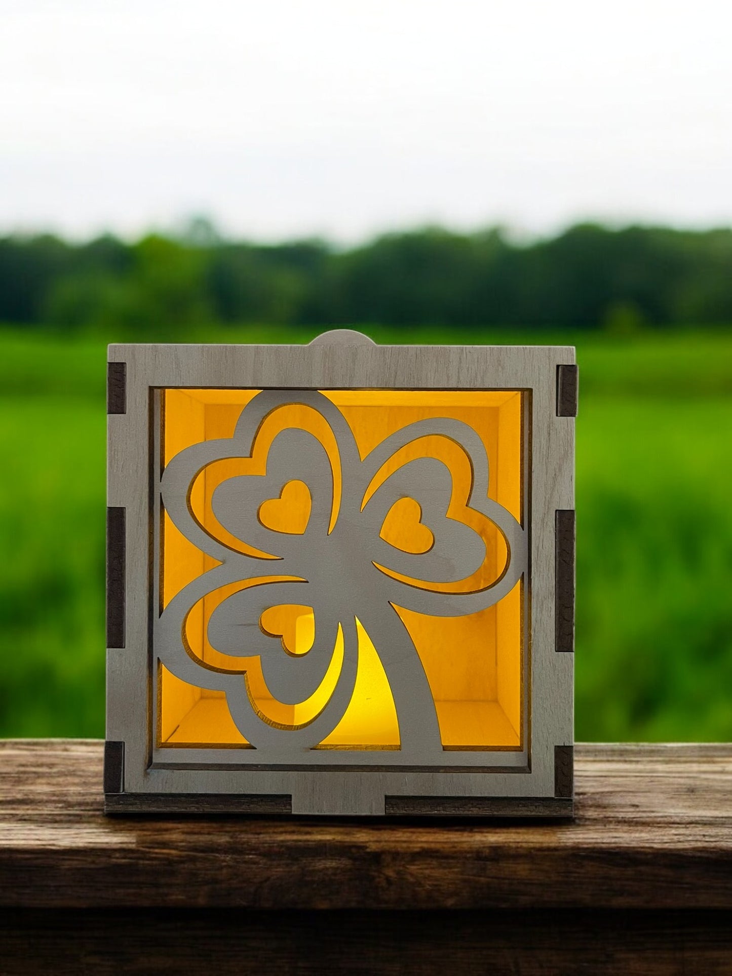 Lucky Shamrock - Square Face