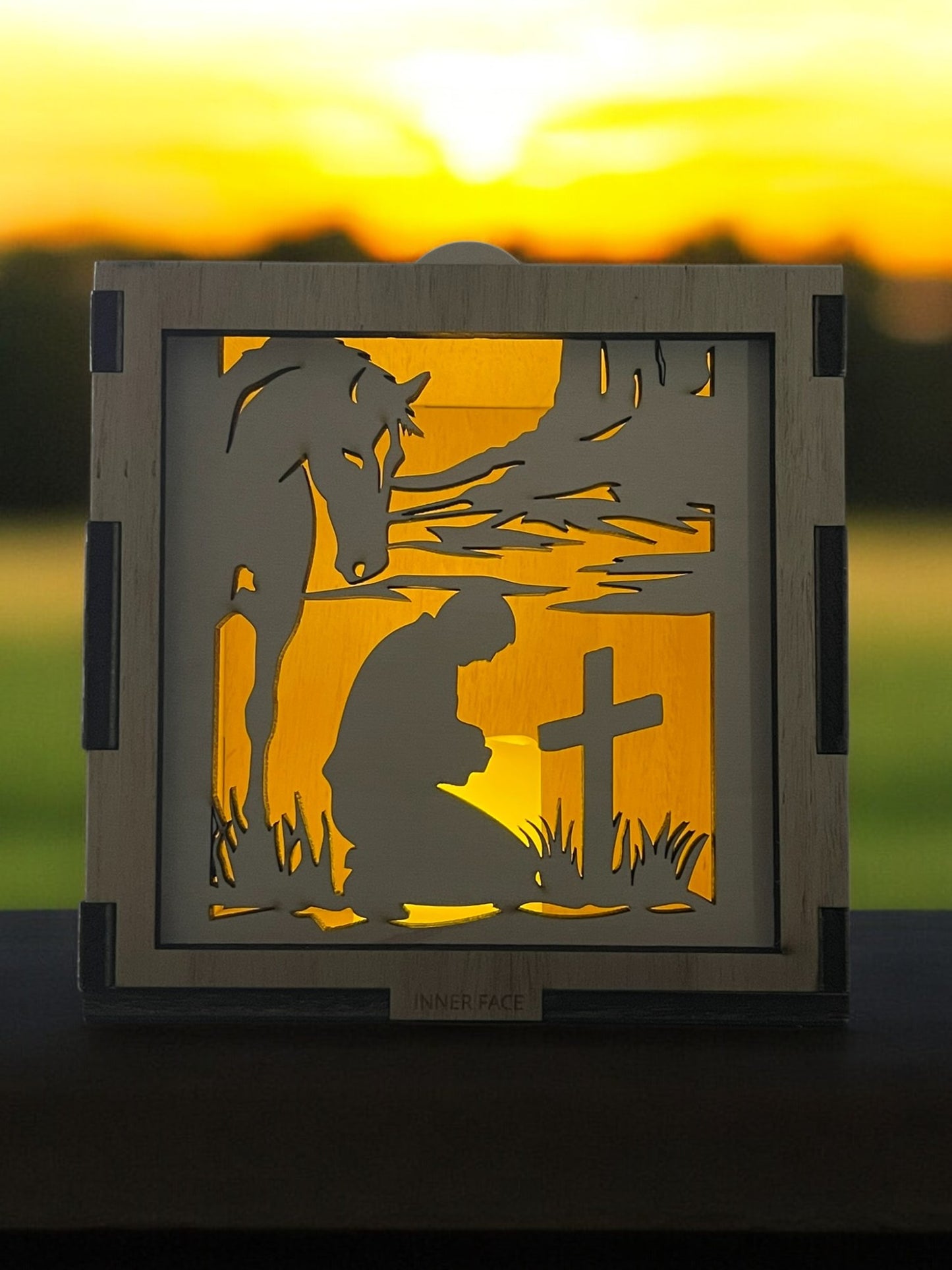 Cowboy Prayer - Square Face