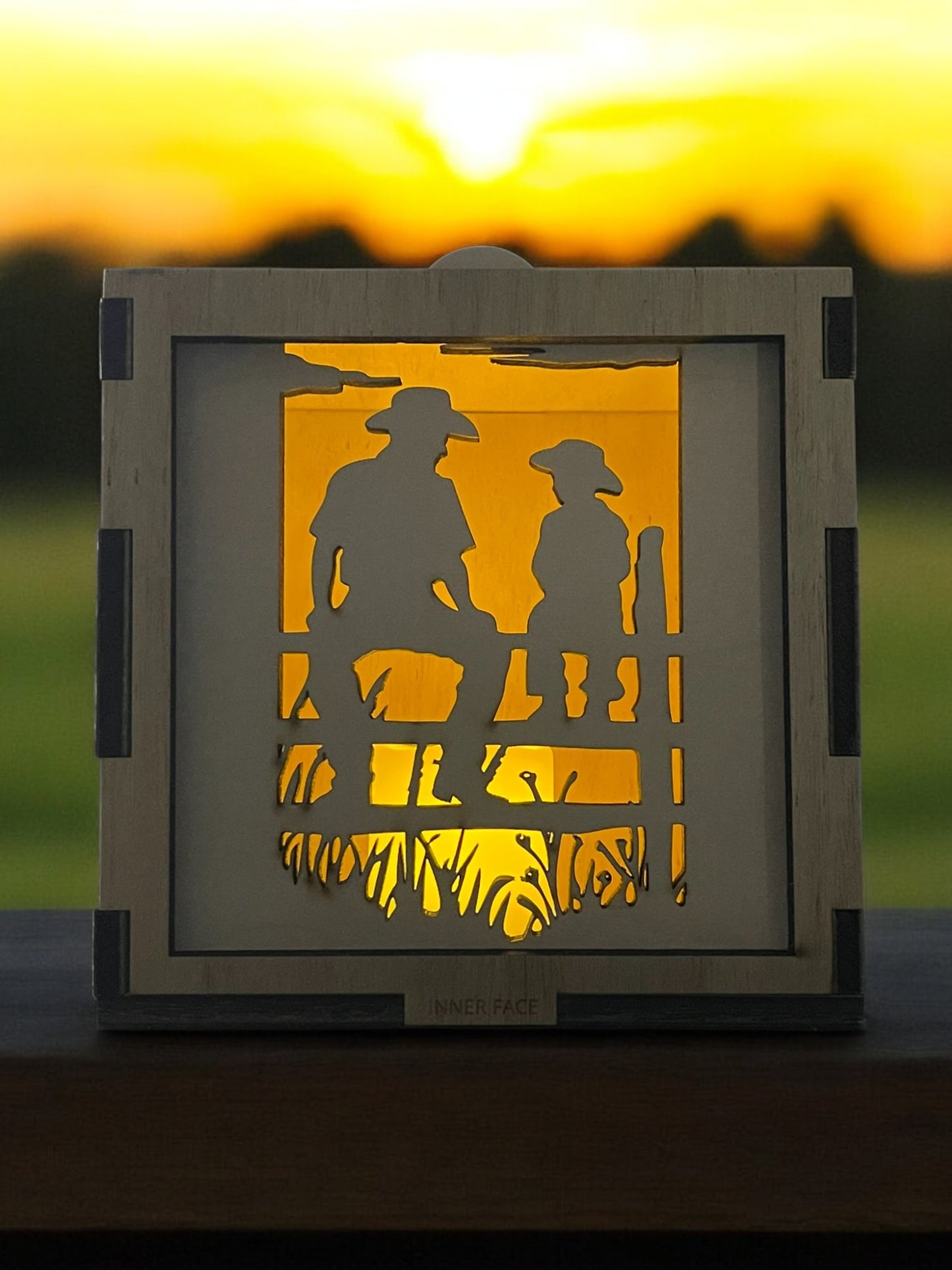 Cowboy and Son - Square Face