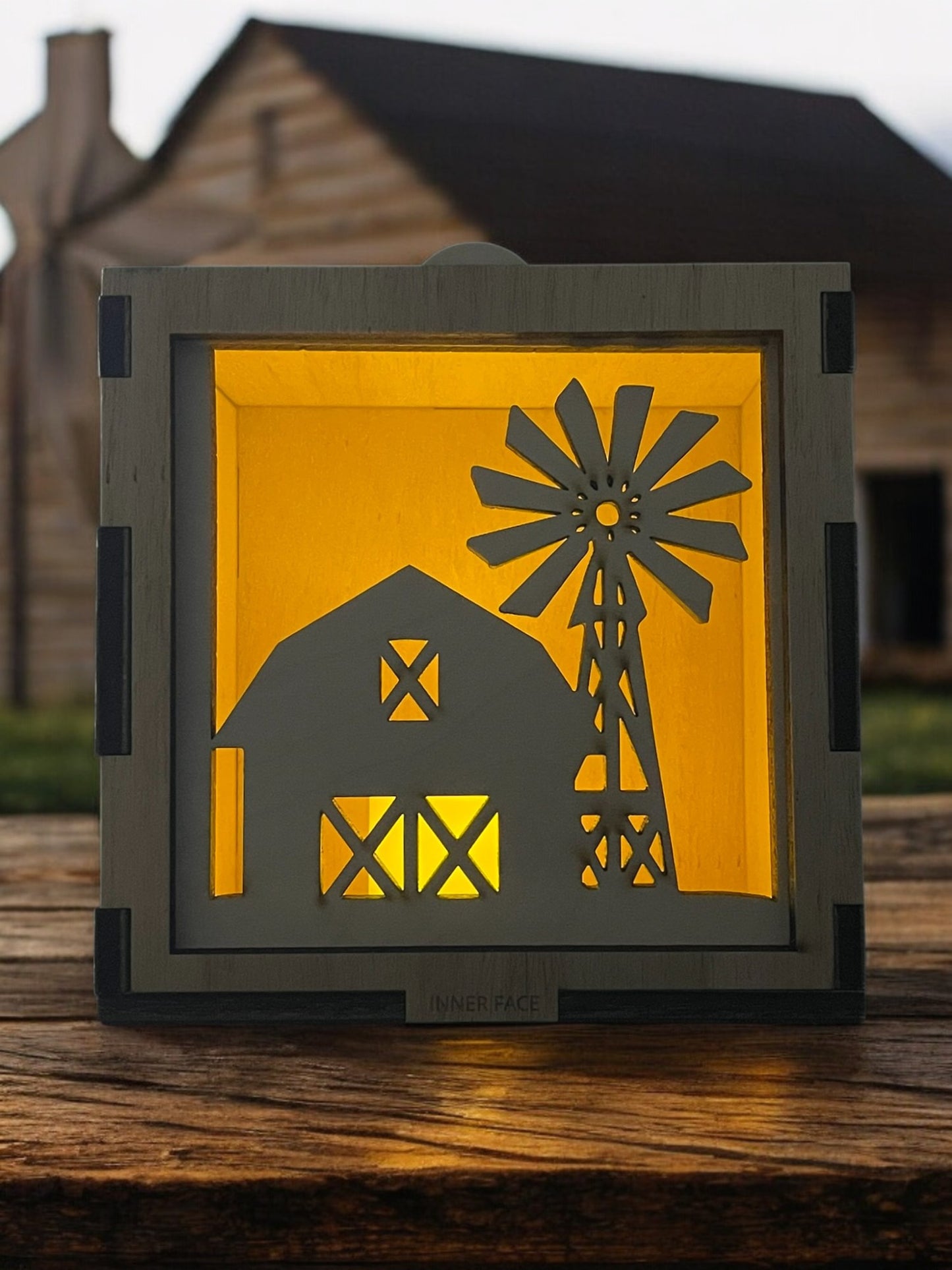 Sunset Barn - Square Face