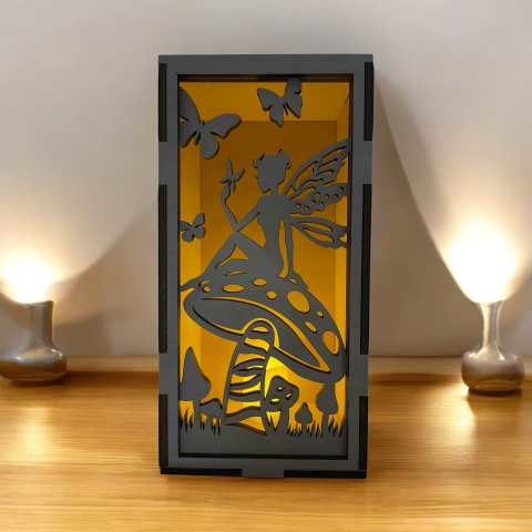 Sitting Fairy - Vertical Face