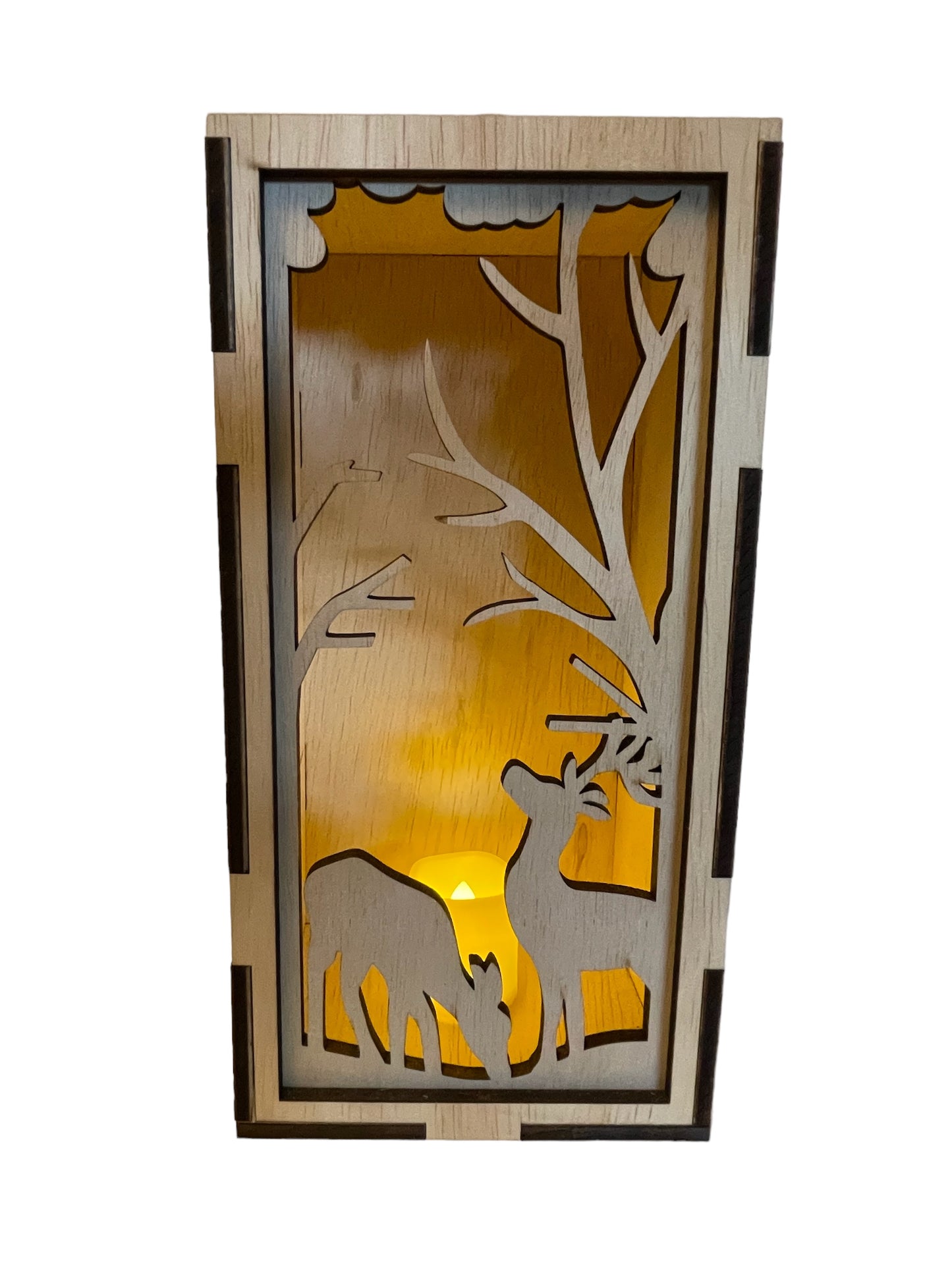 Deer in the Woods - Vertical Face