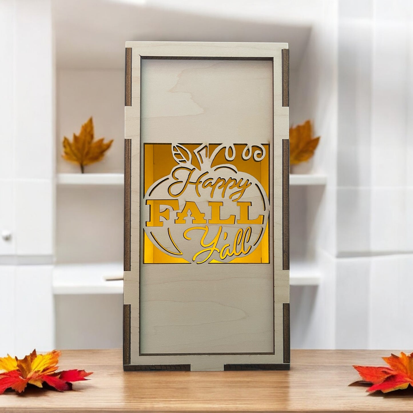 Happy Fall Y'all - Vertical Face