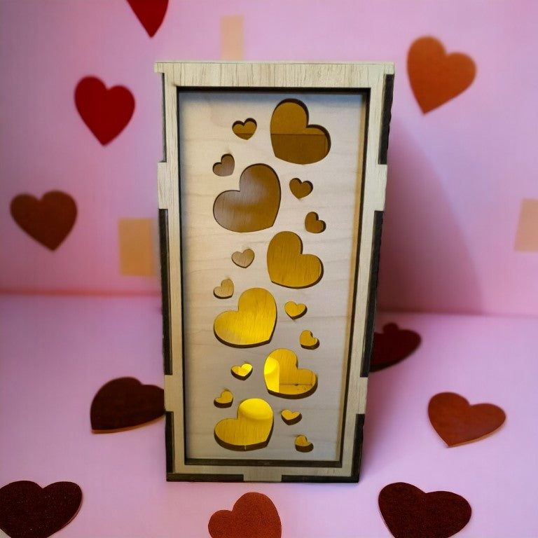 Falling Hearts Vertical Face