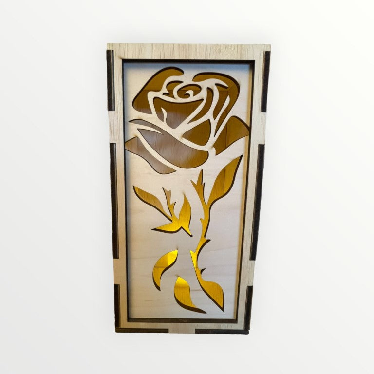 Standing Rose Vertical Face