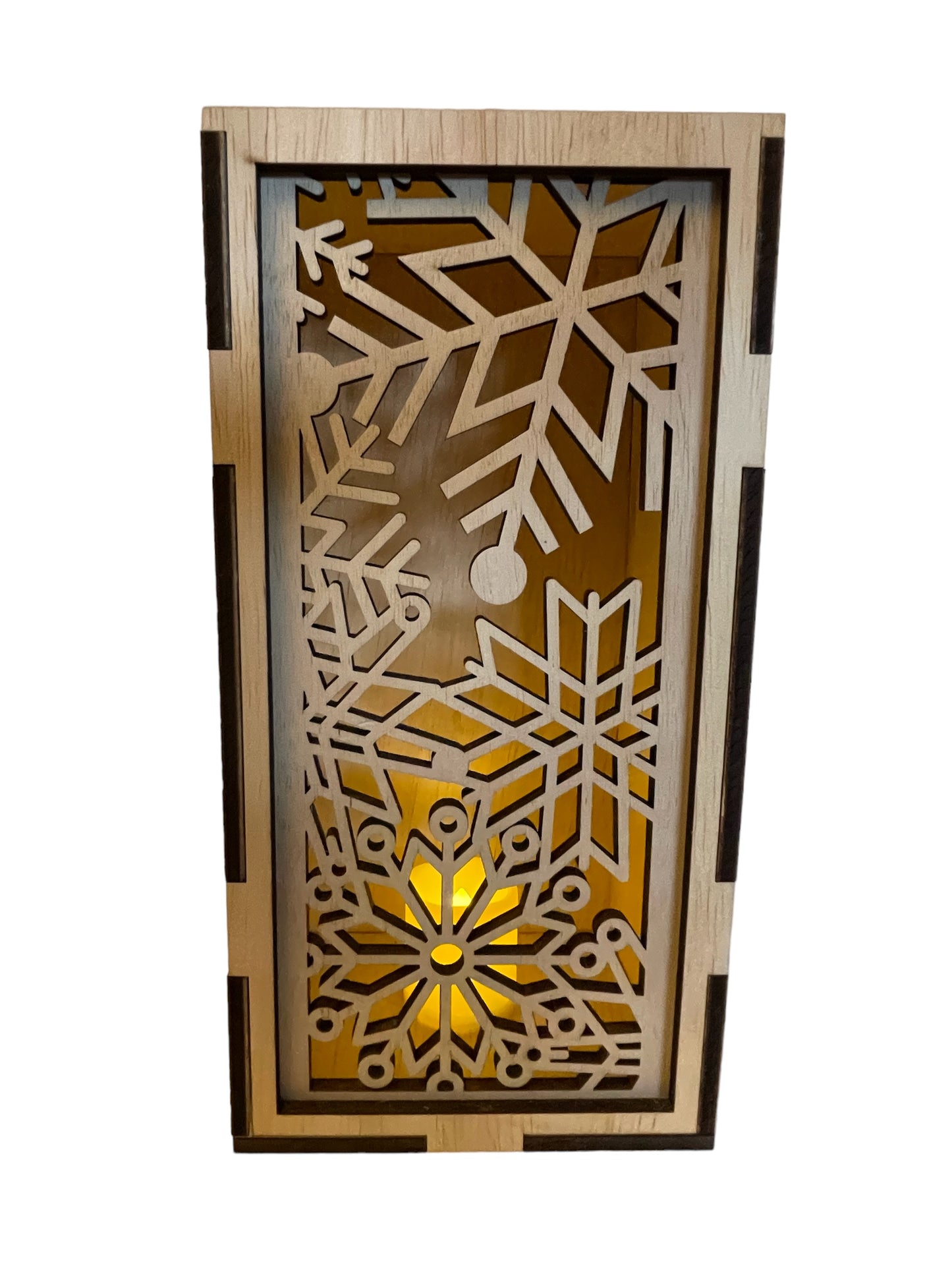 Modern Snowflakes - Vertical Face