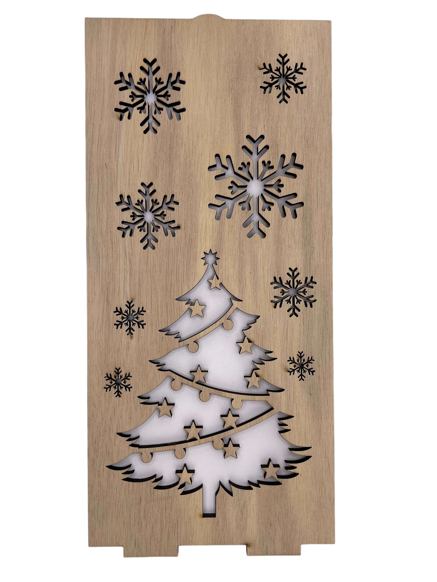 Tree and Snow - Vertical Face