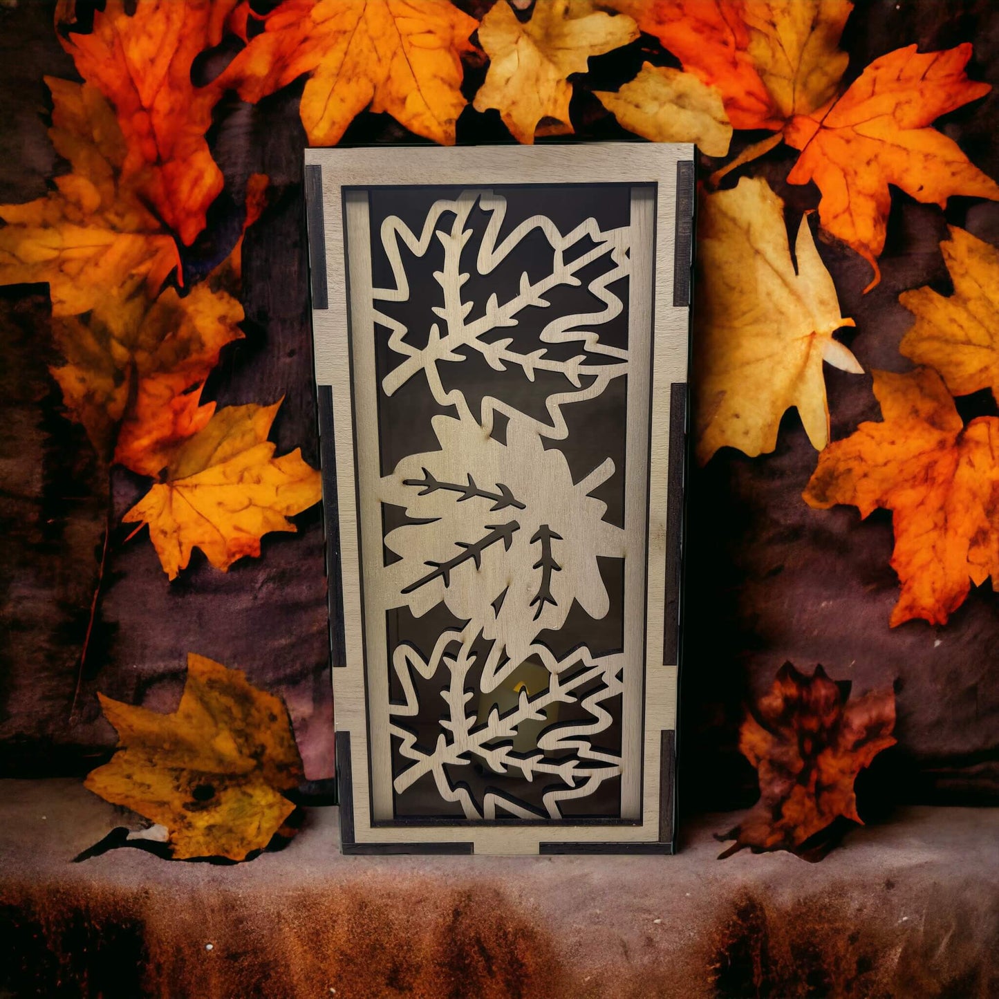 Fall Leaves - Vertical Face