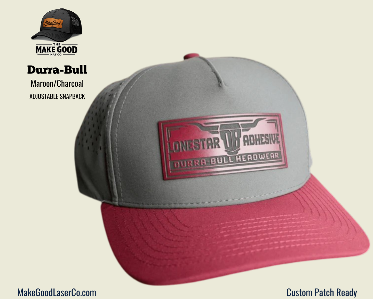 Durra-Bull 5 Panel Performance Trucker Hat