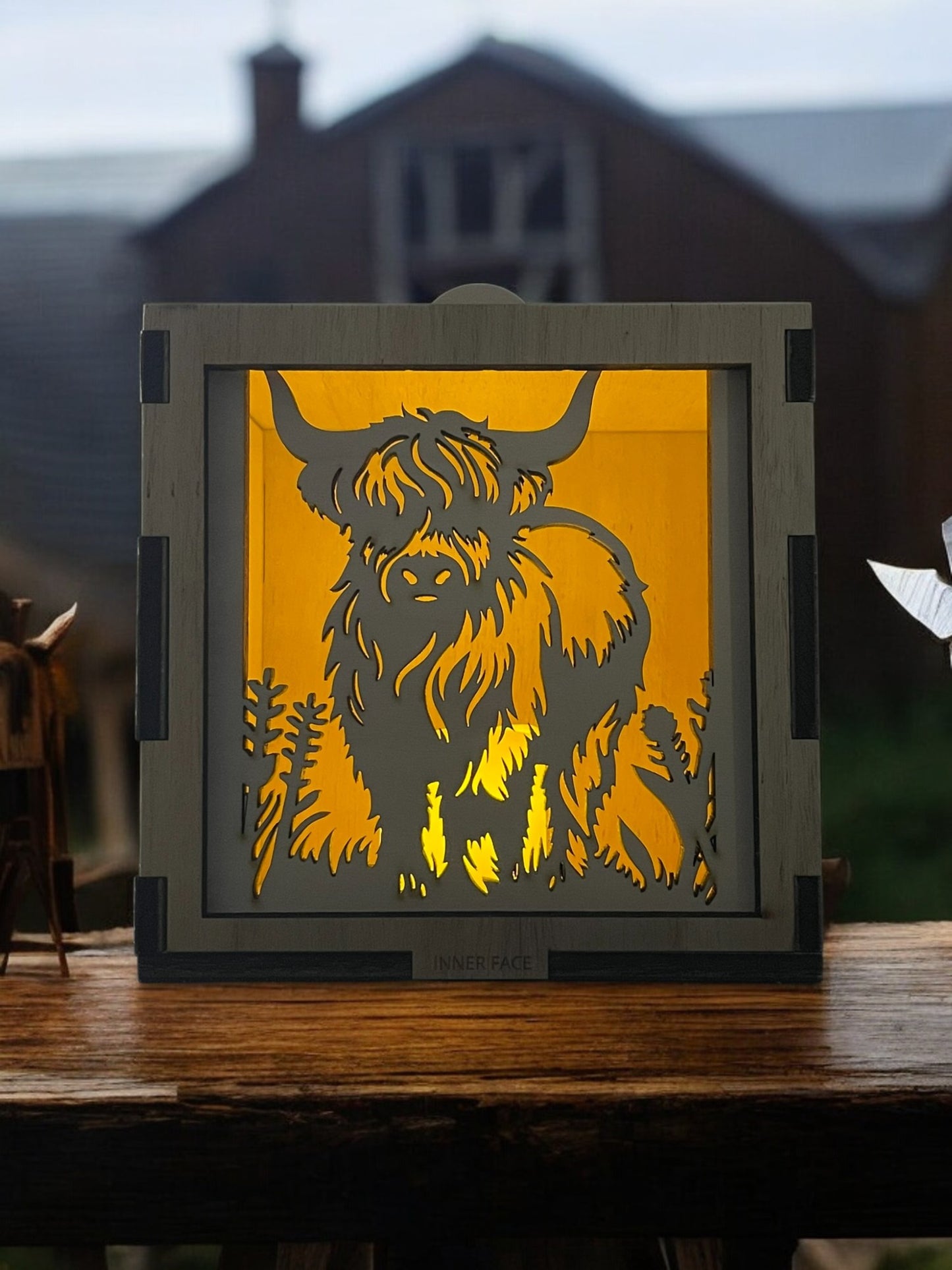 Highland Cow - Square Face