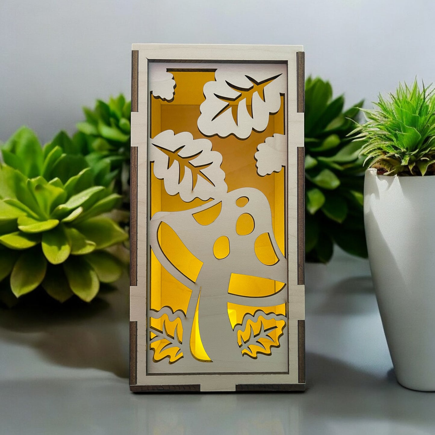 Fall Mushroom - Vertical Face