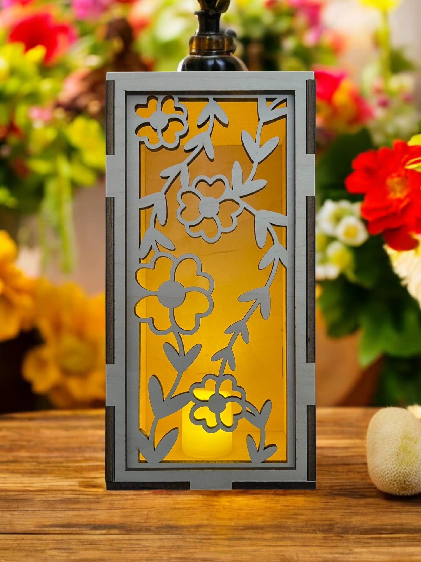 Spring Flowers - Vertical Face